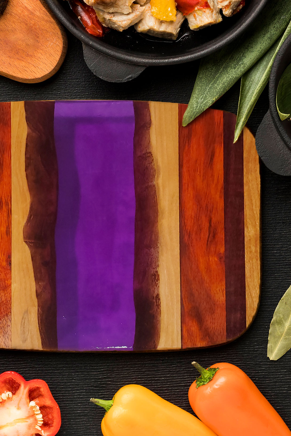 Custom Colorful Cutting Board